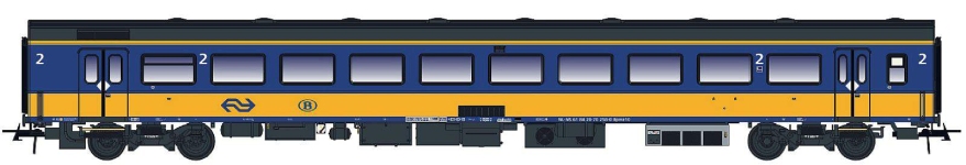 LS Models LS44239 - H0 - Personenwagen 2. Kl. Benelux, NS, Ep. VI - Wagen 1